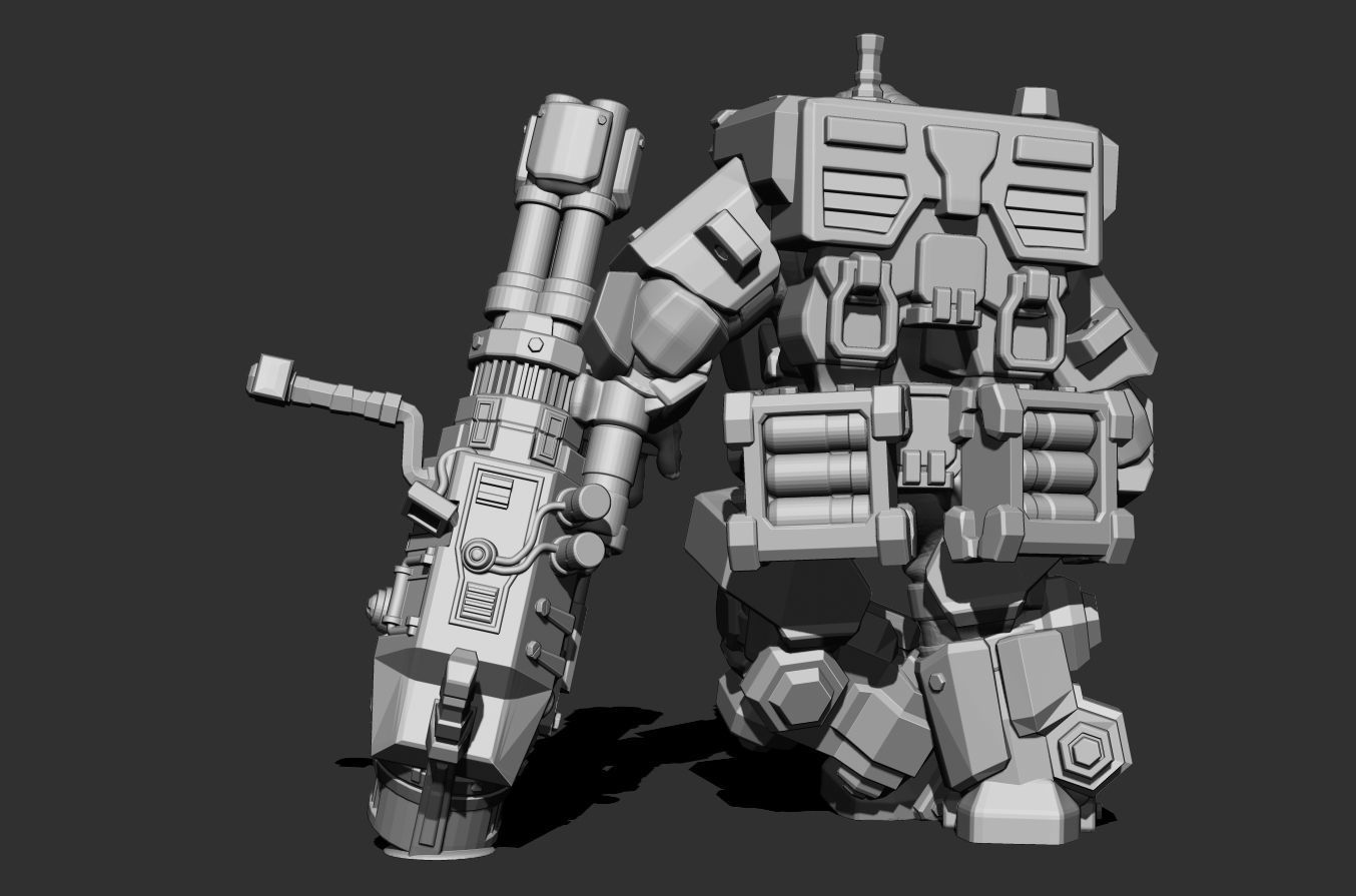Deep Rock Galactic Gunner class 3D print model_2