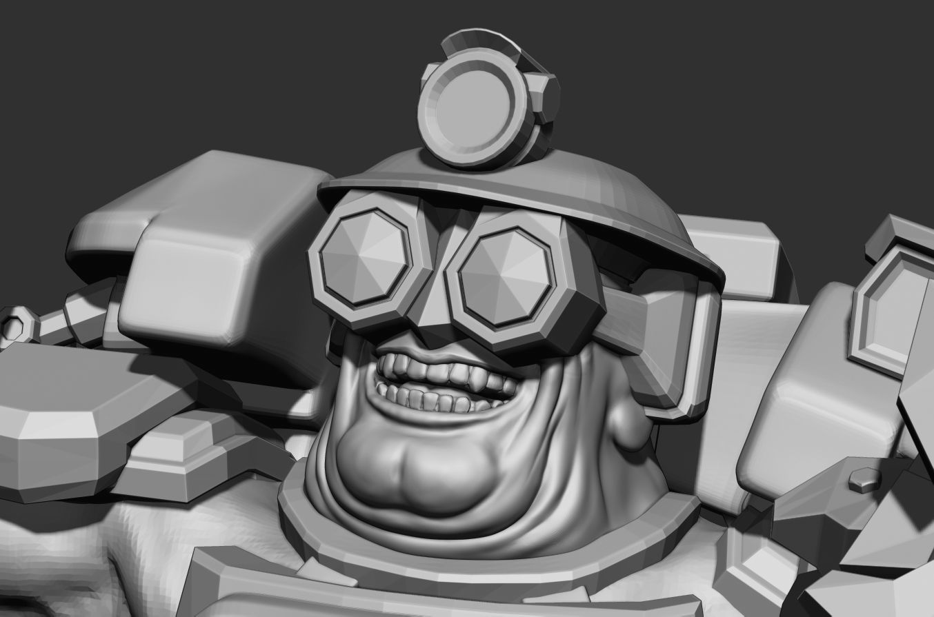 Deep Rock Galactic Driller class 3D print model_5