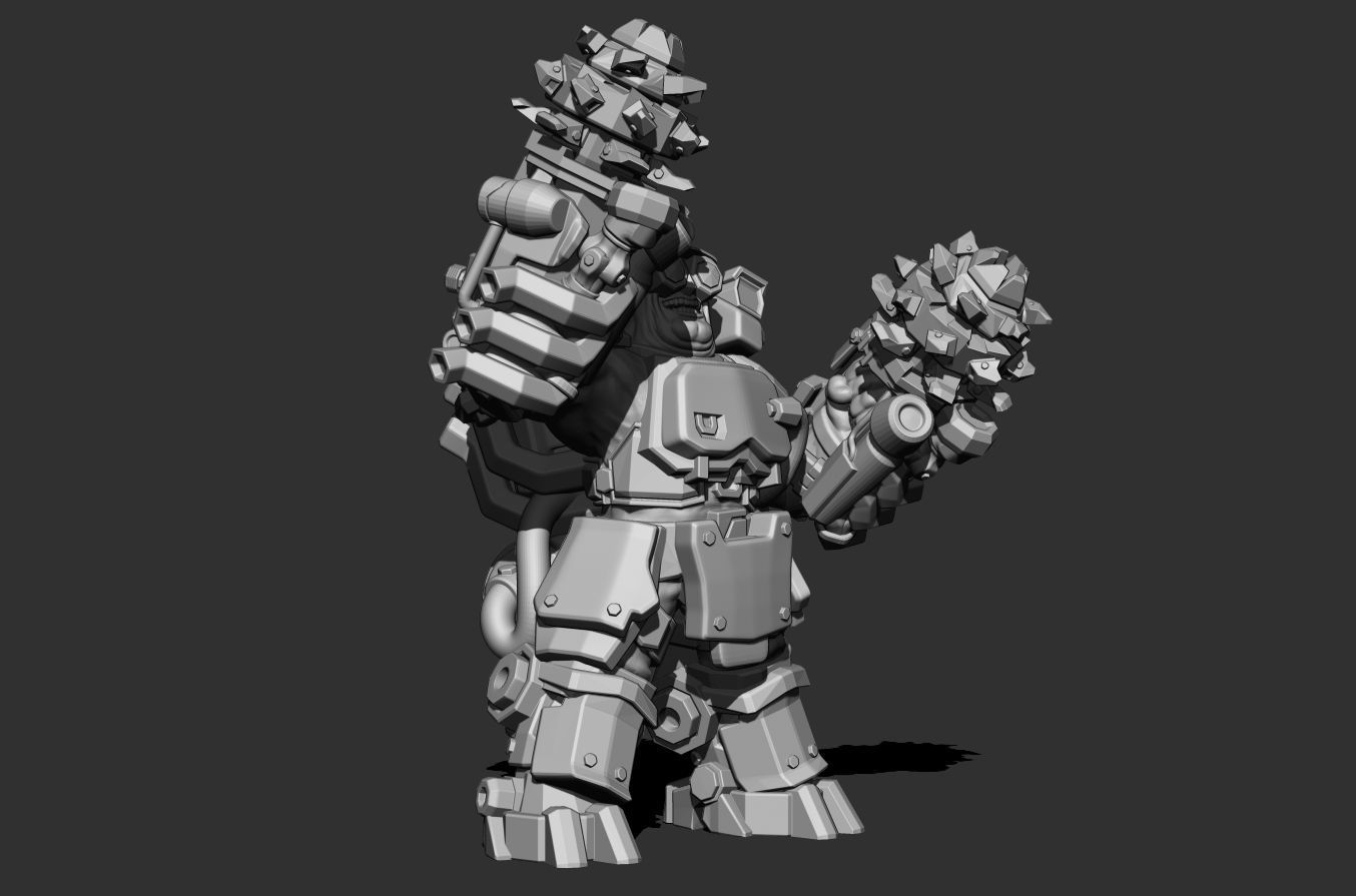 Deep Rock Galactic Driller class 3D print model_3