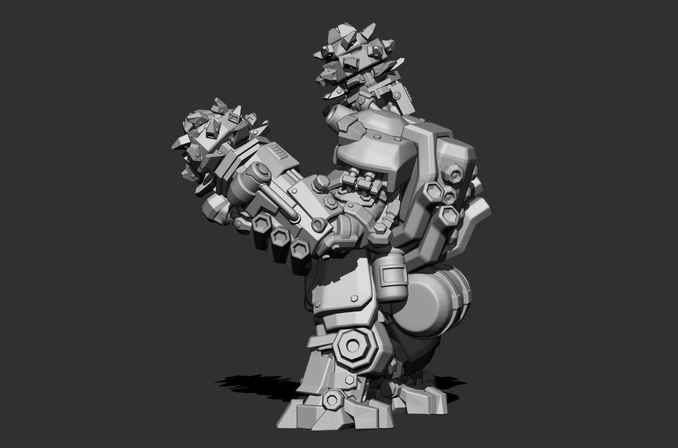 Deep Rock Galactic Driller class 3D print model_1
