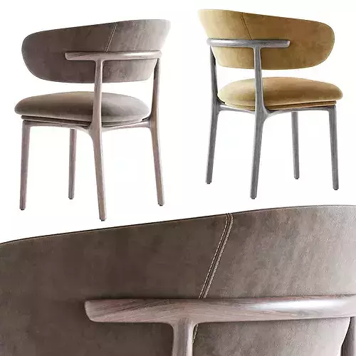 Artisan Mela Chair 3D model 2
