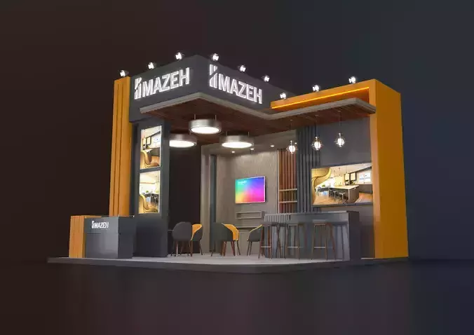 exhibition stand 36 sqm