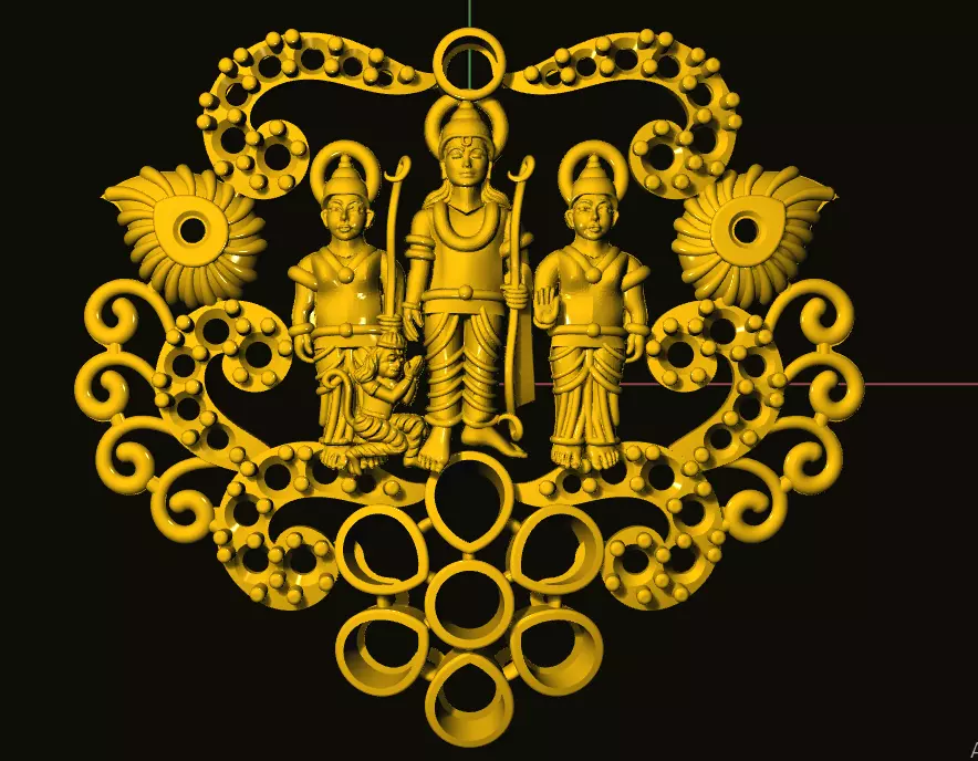 ram parivar 3D print model_0