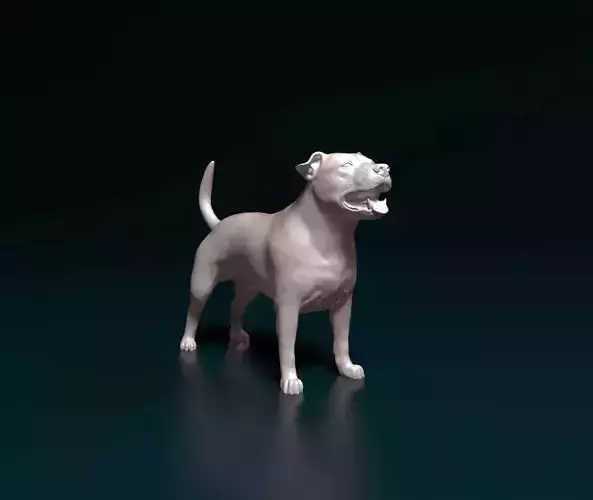 Staffordshire bull terrier  3D print model