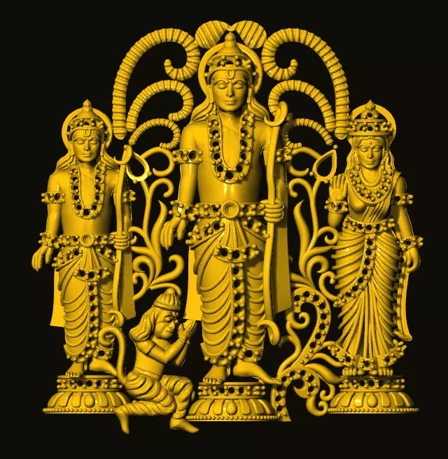 ram parivar 3D print model_0