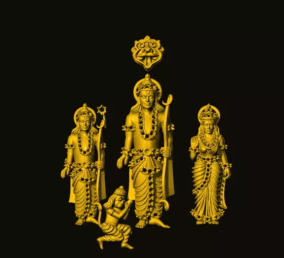 ram parivar 3D print model_0