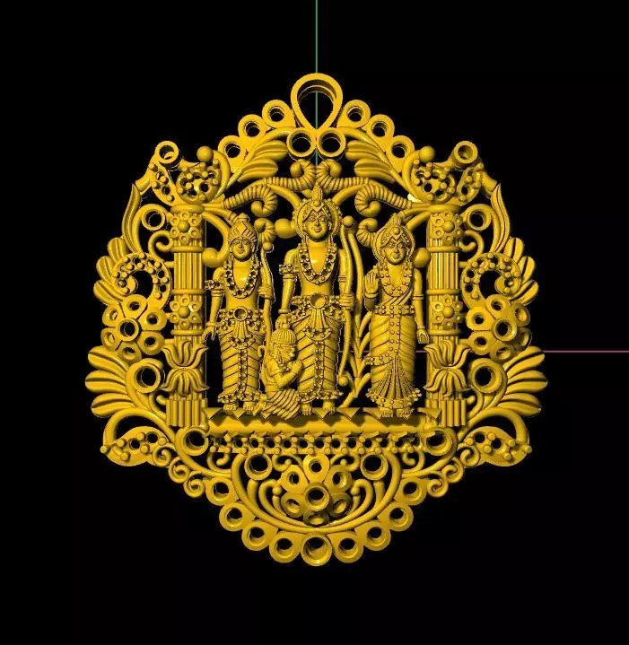 ram parivar 3D print model_0