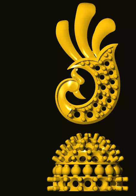 jumka golden pheasant 3D print model