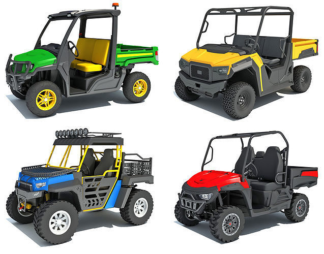 UTV Utility Vehicles 3D Model Collection
