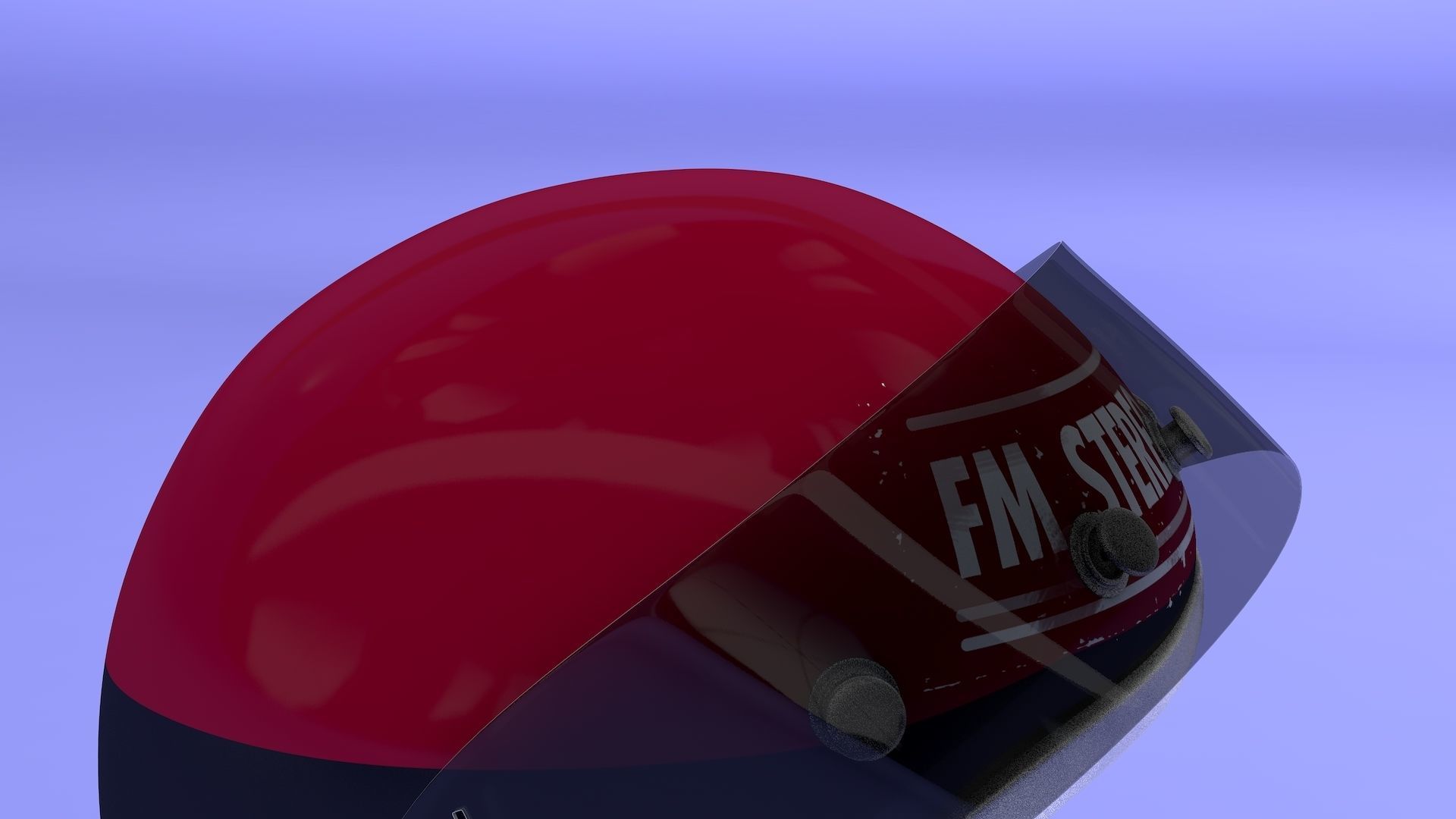 Cybervisor helmet 3D model_5