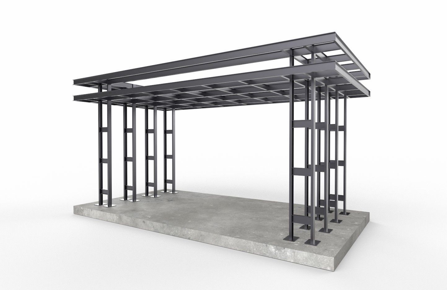 Entry Structure M1 Low-poly 3D model_18