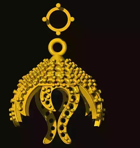 jumka octopus pendant