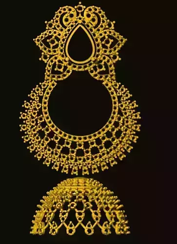 jumka gold plated jewelry