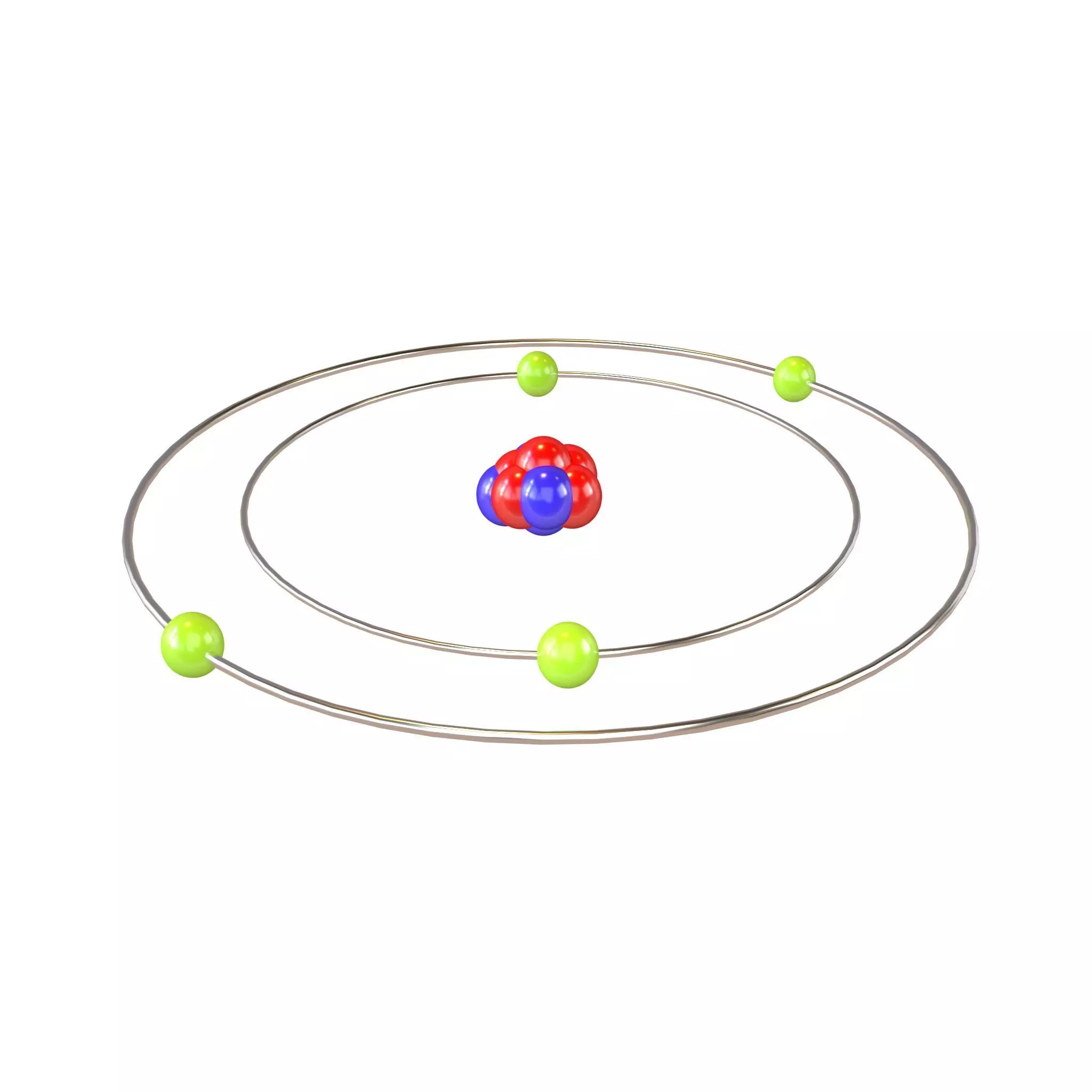 Beryllium Chemical Element v1 003 Low-poly 3D model_0
