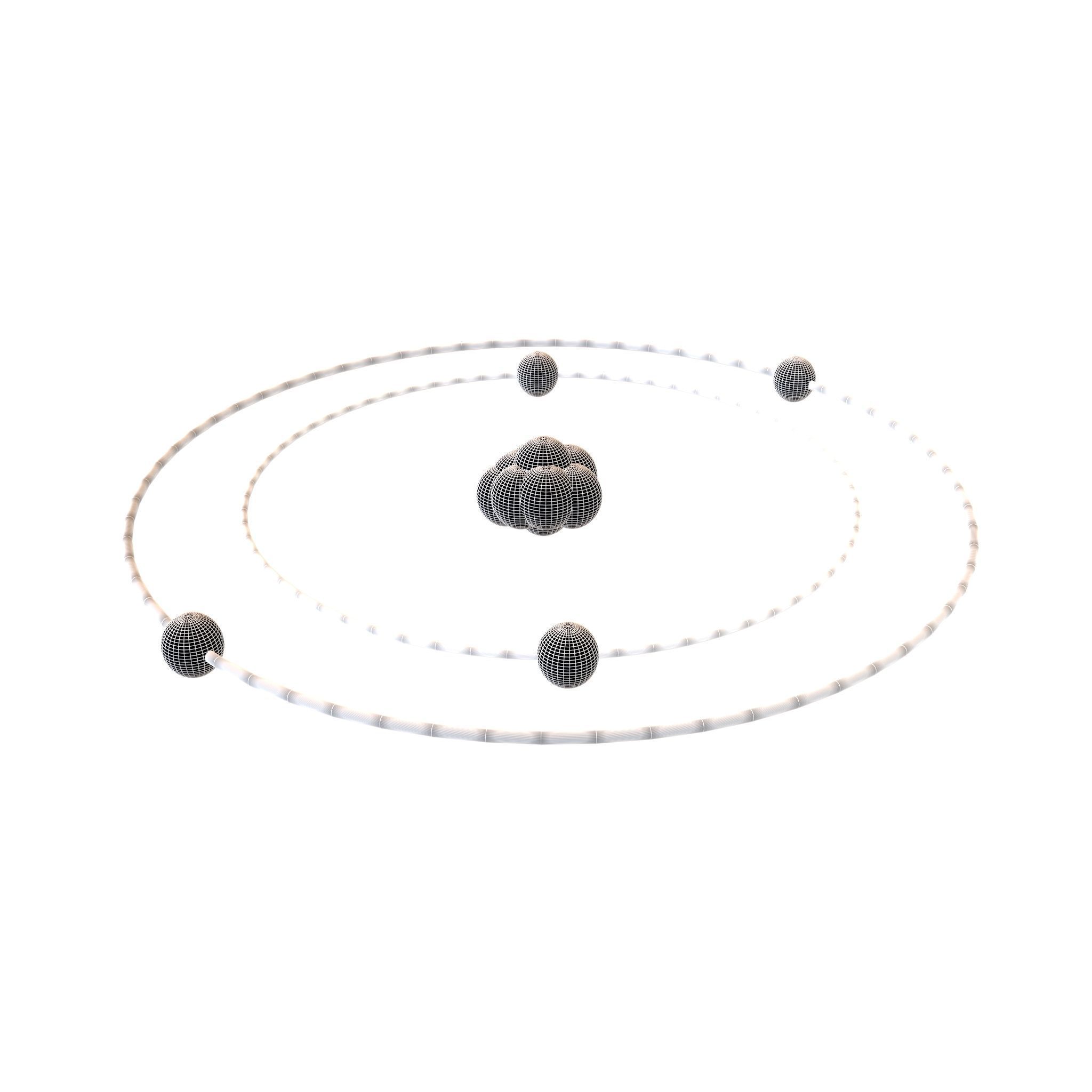 Beryllium Chemical Element v1 003 Low-poly 3D model_7