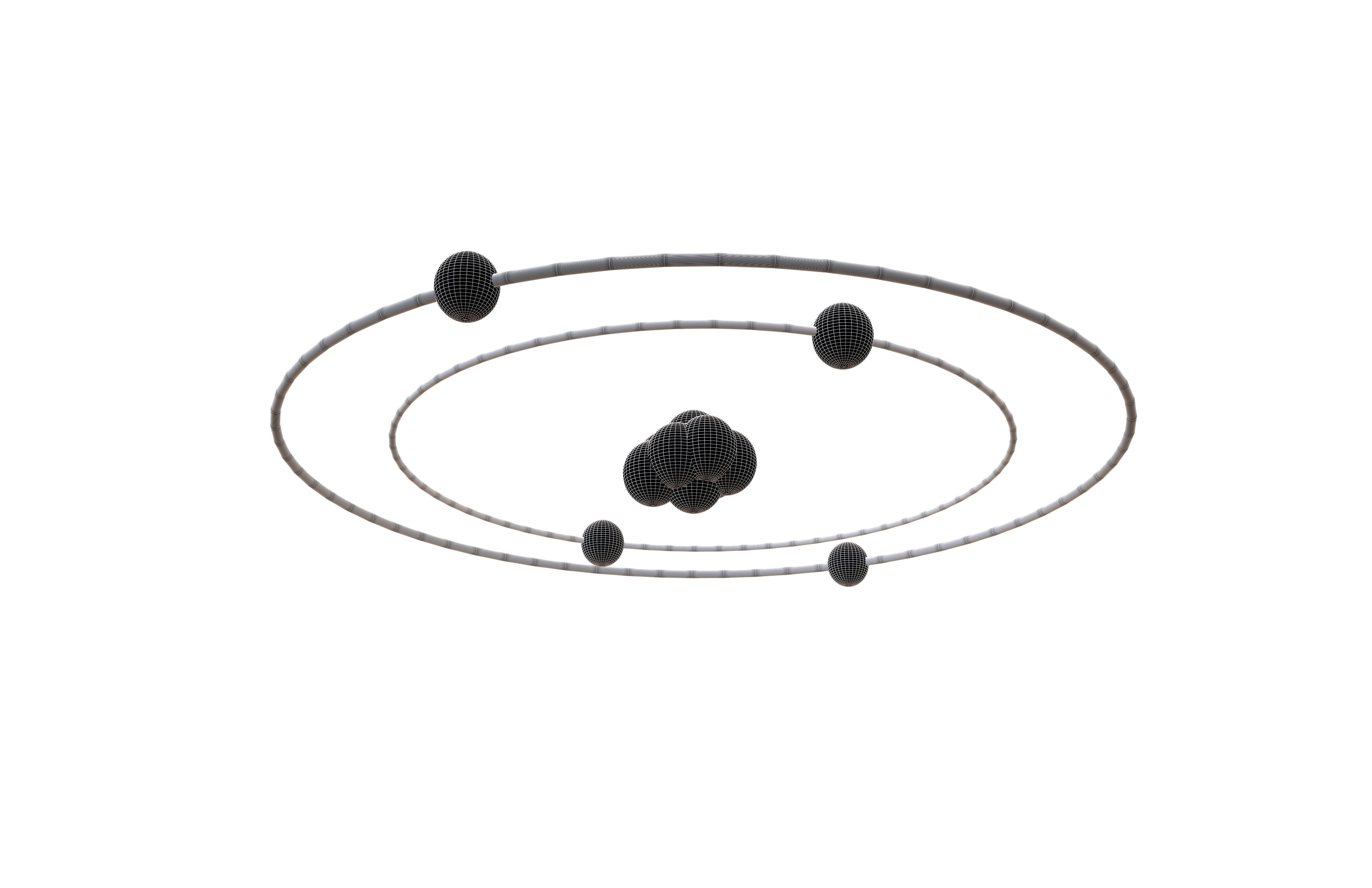 Beryllium Chemical Element v1 003 Low-poly 3D model_6