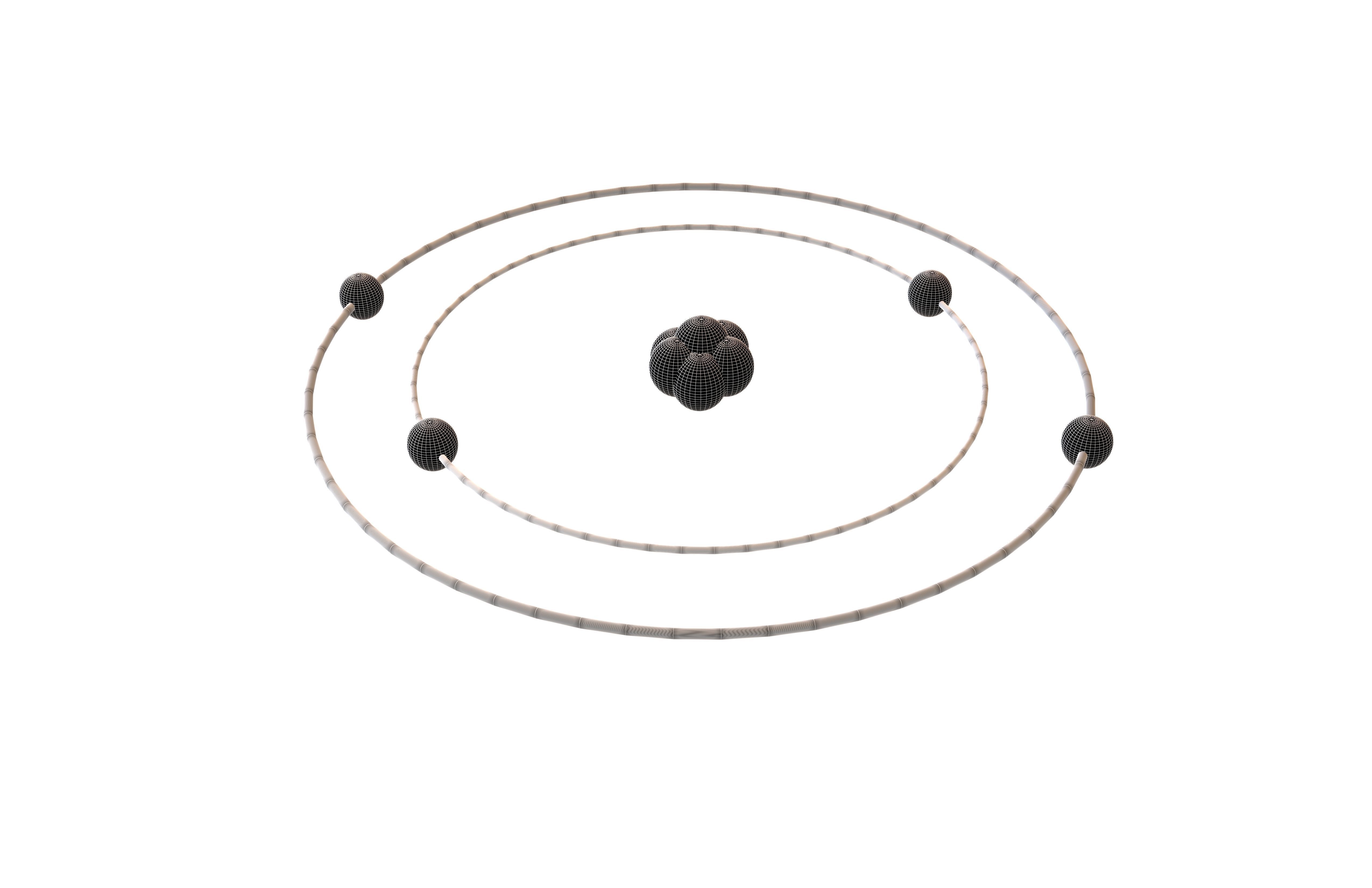 Beryllium Chemical Element v1 003 Low-poly 3D model_5