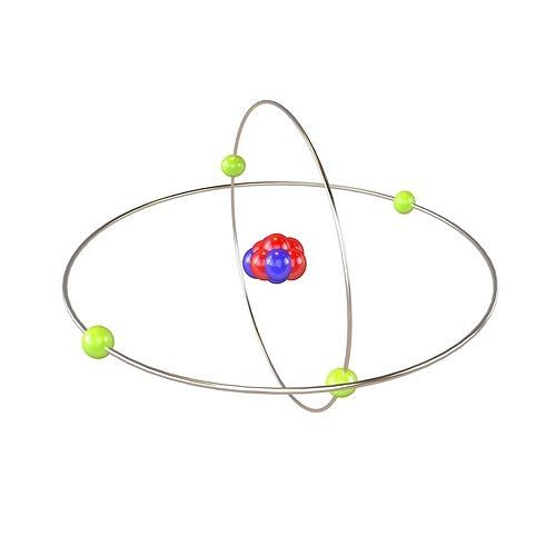 Beryllium Chemical Element v2 003 Low-poly 3D model