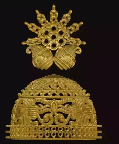 jumka gold ornament