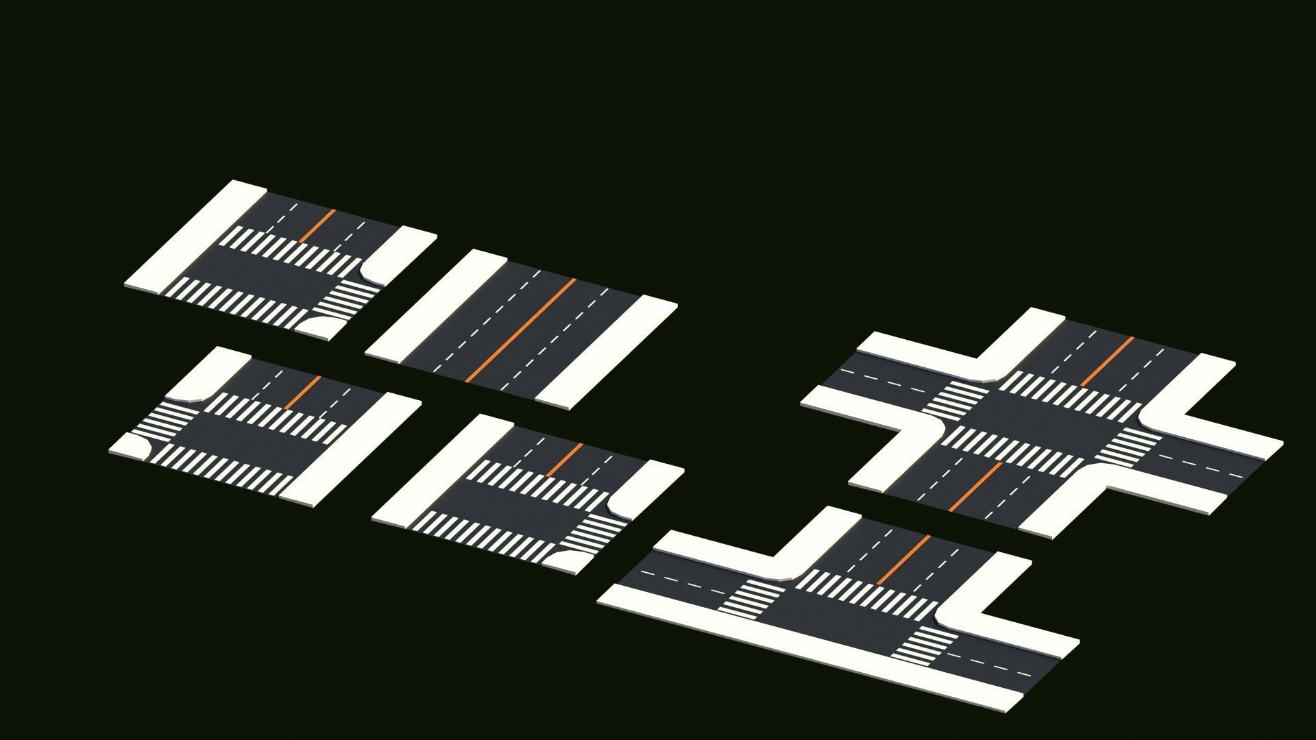 Low Poly City PACK Low-poly 3D model_28