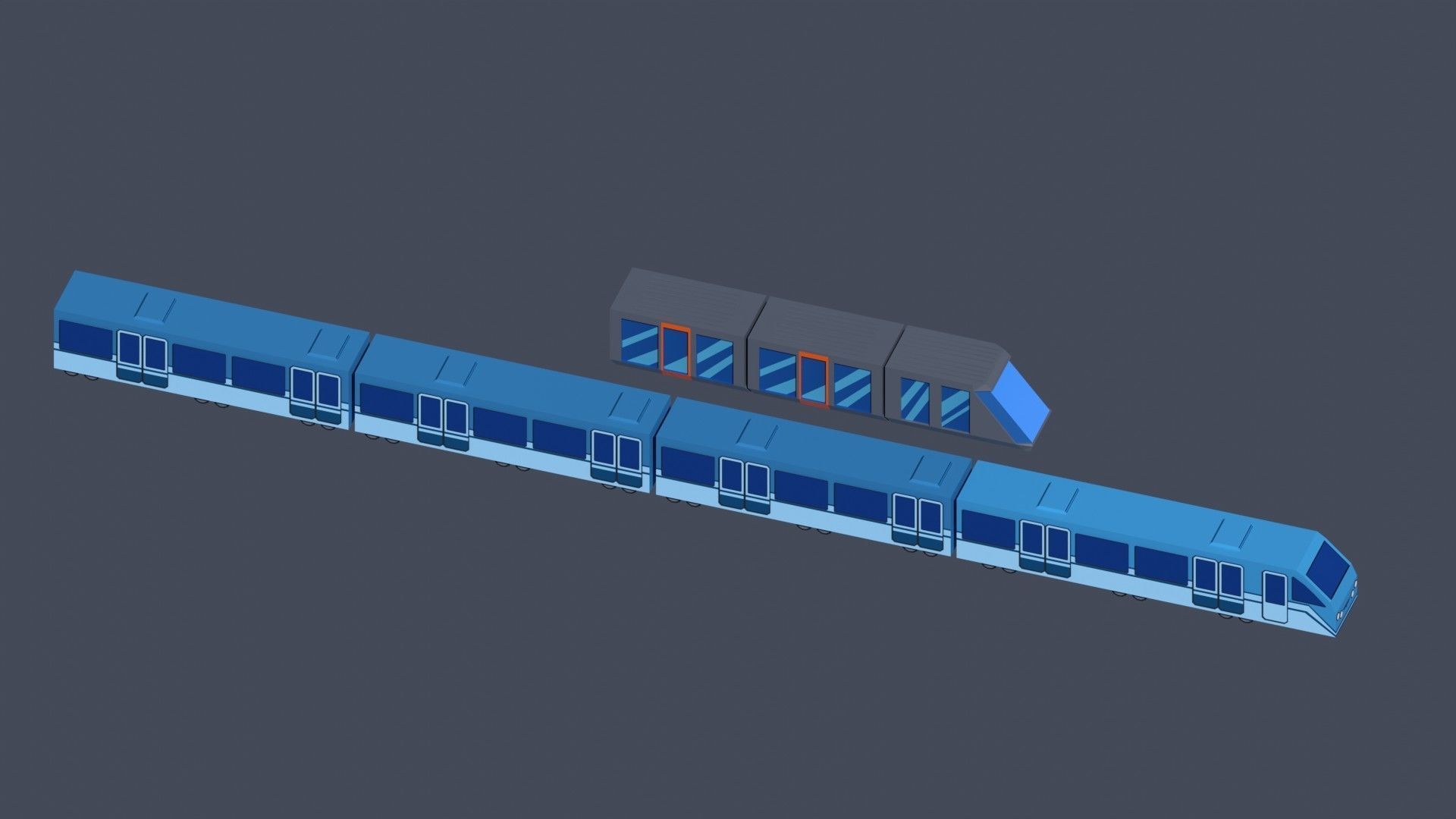 Low Poly City PACK Low-poly 3D model_24