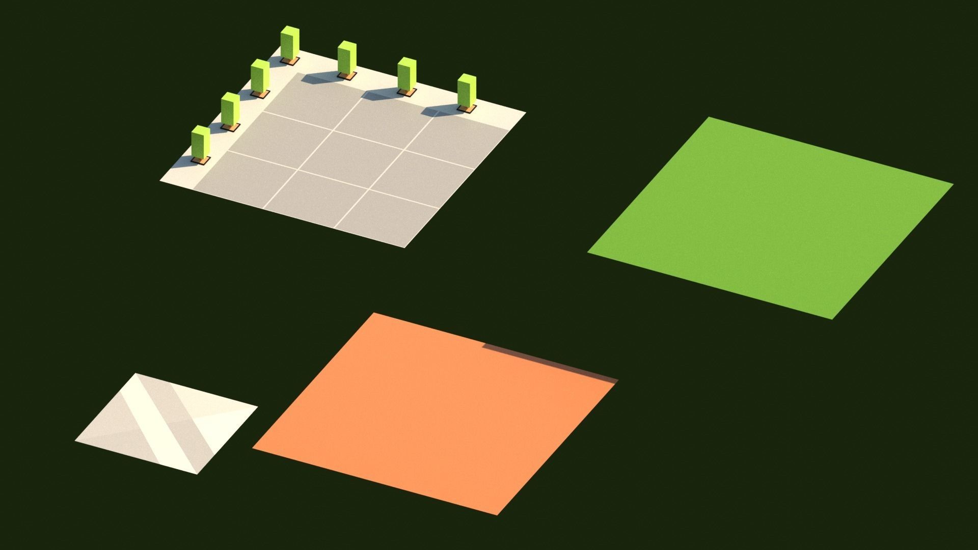 Low Poly City PACK Low-poly 3D model_30