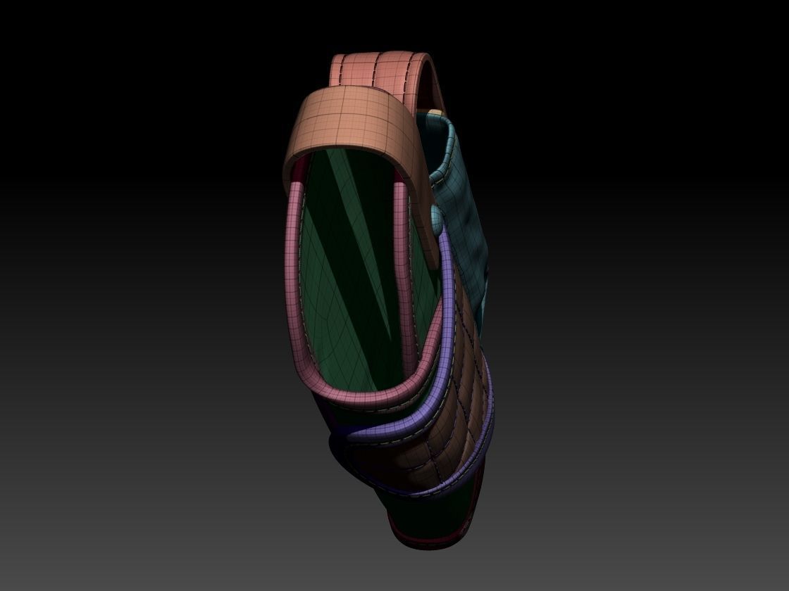 Pistol Holster High Poly 3D model_21