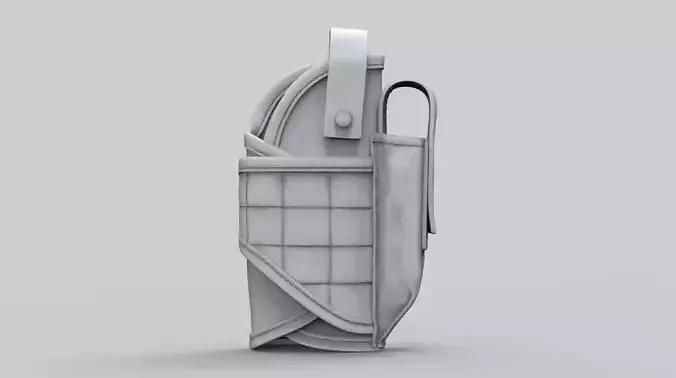 Pistol Holster High Poly 3D model