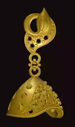jumka gold bell