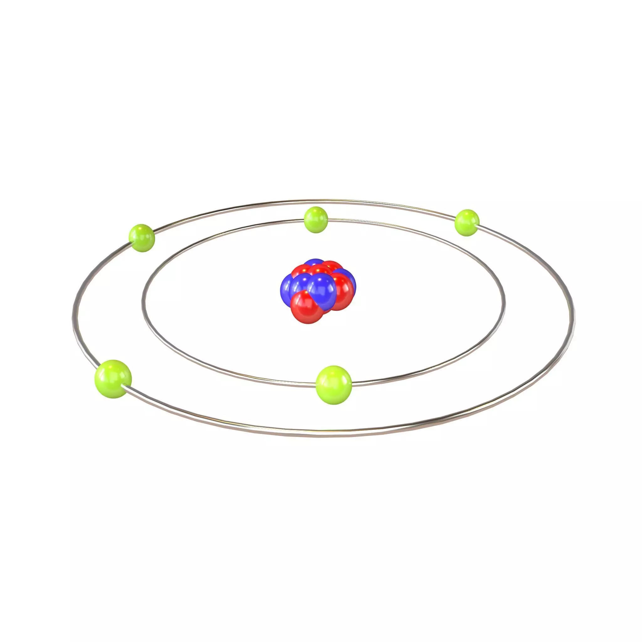 Boron Chemical Element v1 003 Low-poly 3D model_0