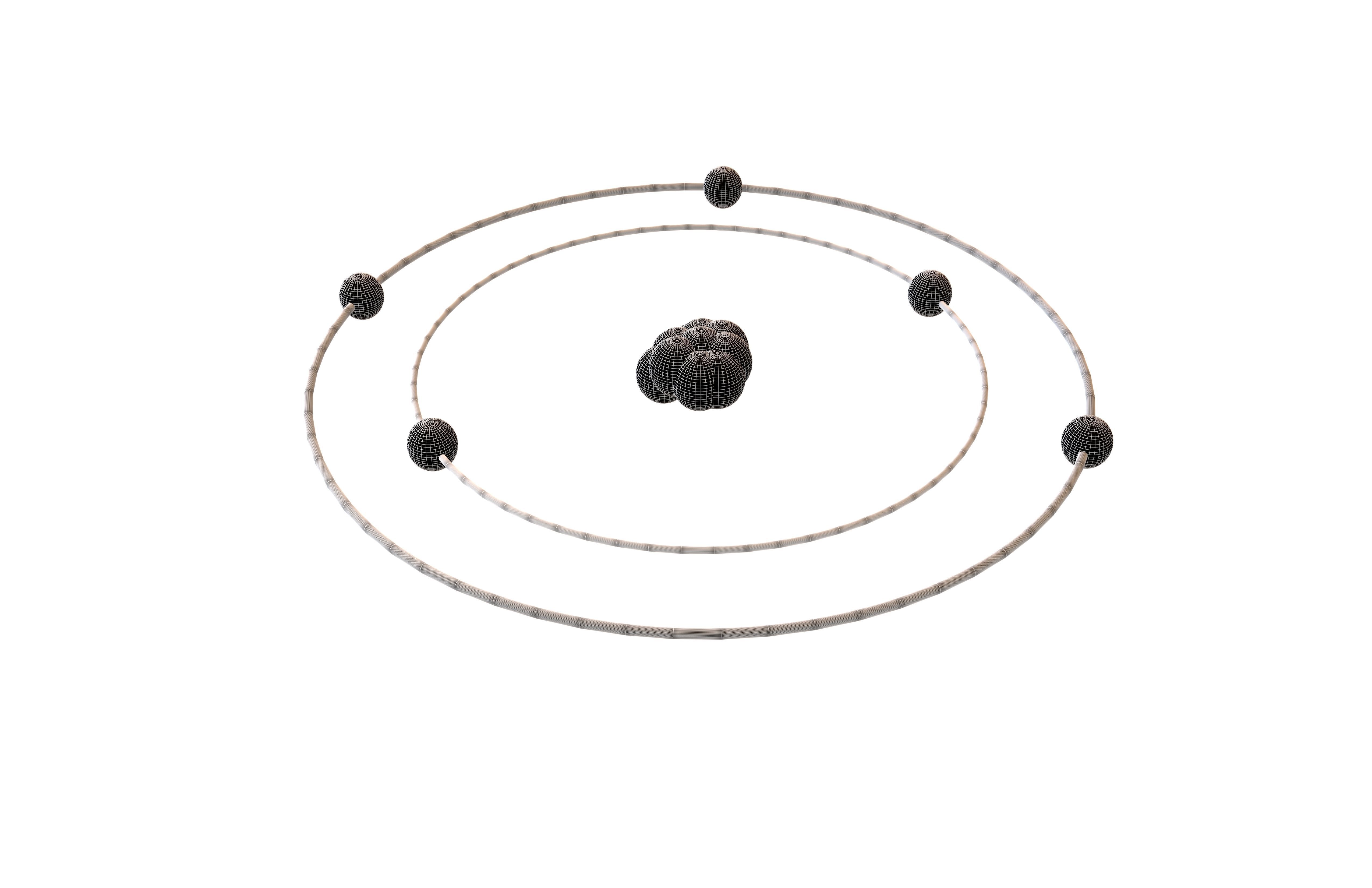 Boron Chemical Element v1 003 Low-poly 3D model_7