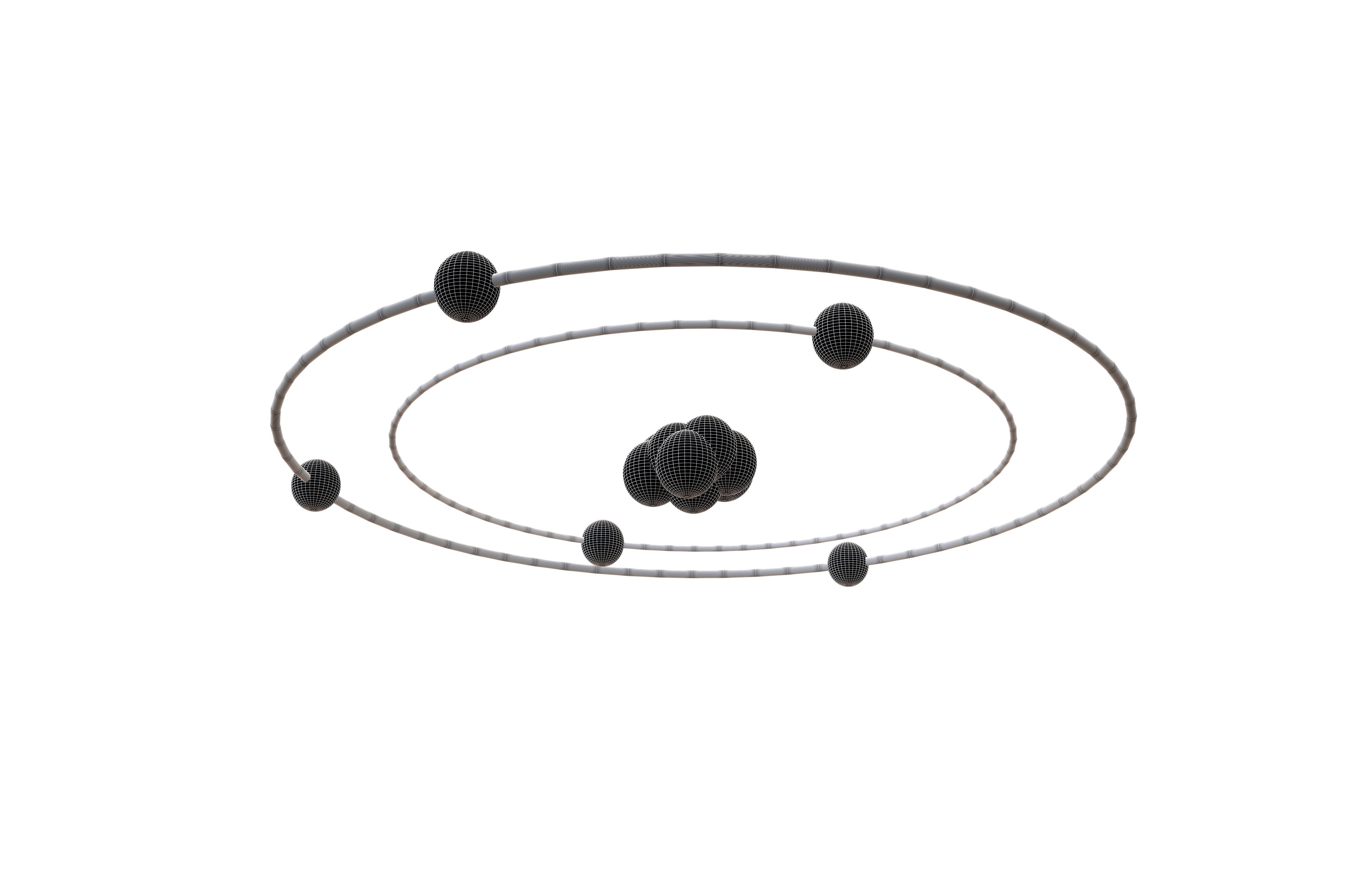 Boron Chemical Element v1 003 Low-poly 3D model_6