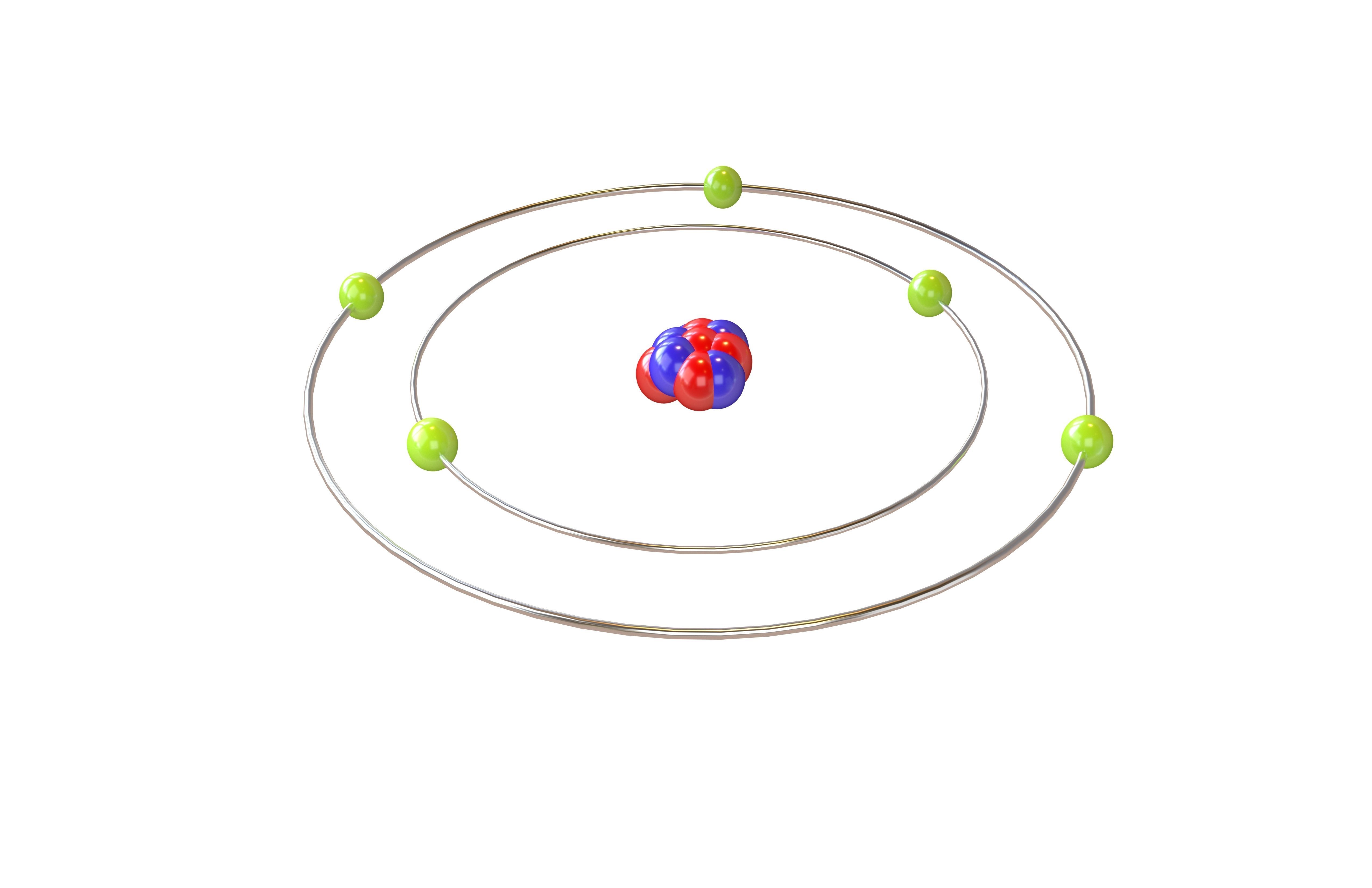 Boron Chemical Element v1 003 Low-poly 3D model_2