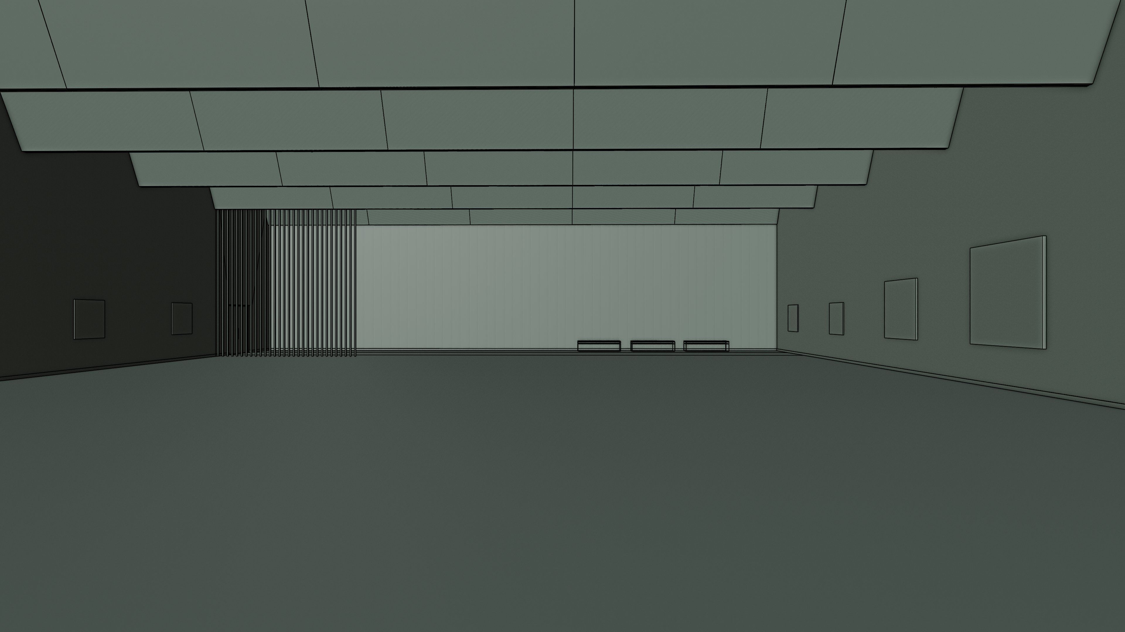 Art Museum Gallery Interior 28 Low-poly 3D model_25