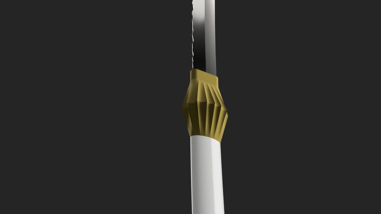 Bleach - Kenpachi Zaraki Zanpakuto - Katana - Scabbard 3D print model_2