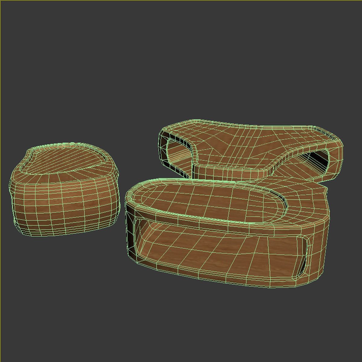 Studio Liaigre coffee tables silencio 3D model_7