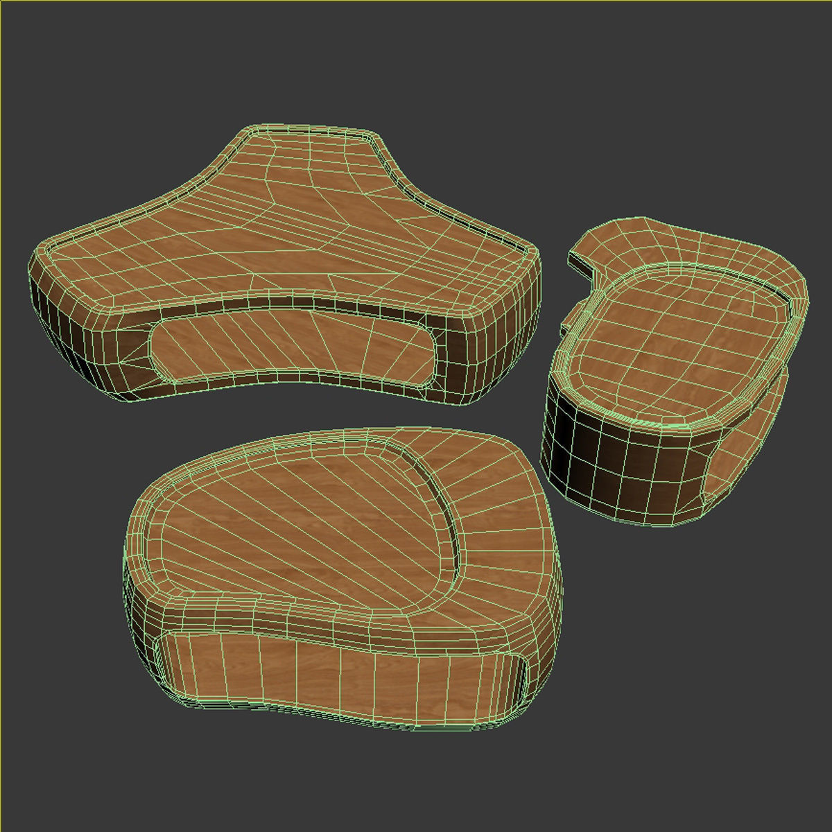 Studio Liaigre coffee tables silencio 3D model_8