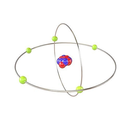 Boron Chemical Element v2 003 Low-poly 3D model