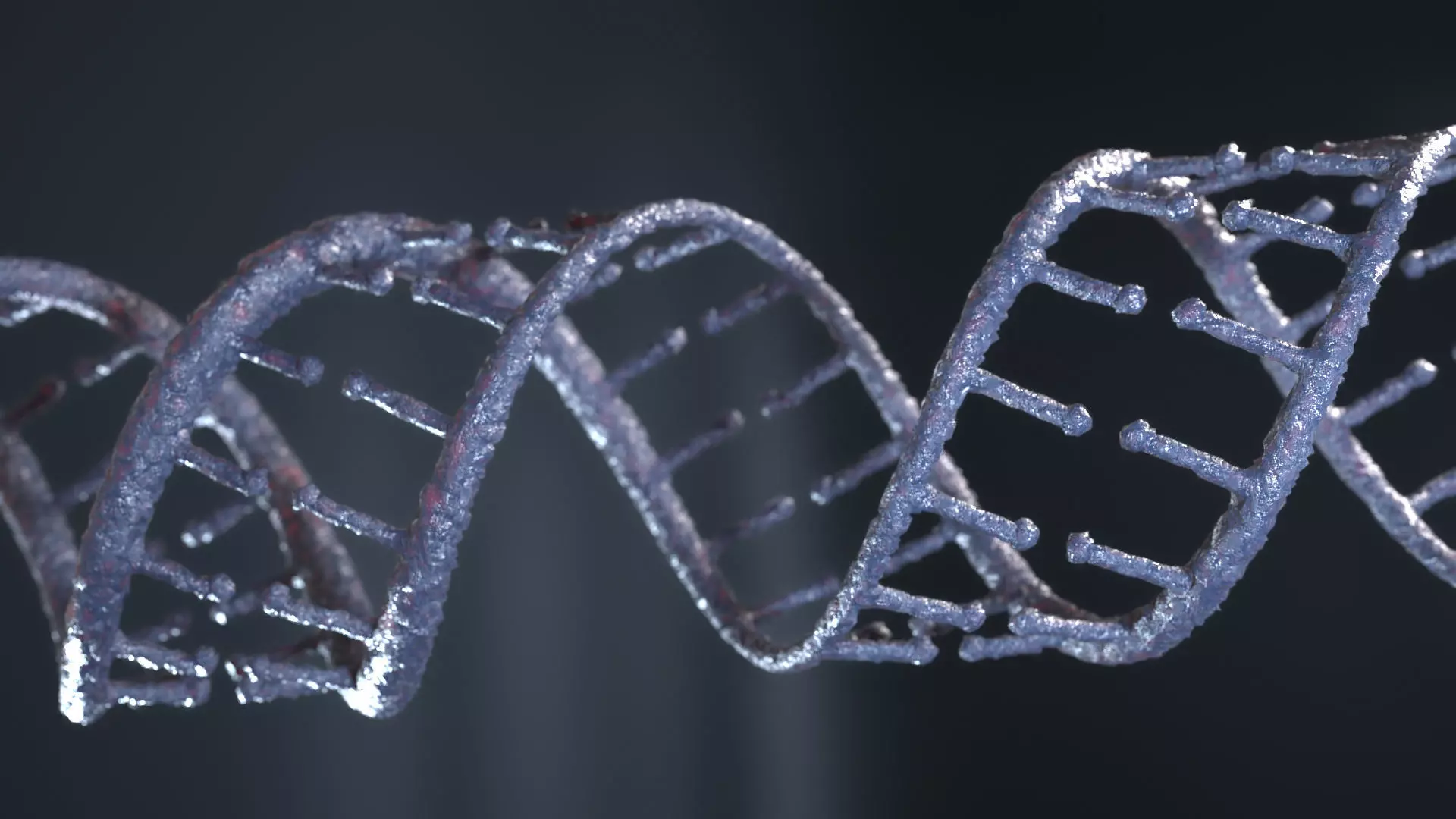 DNA PBR strand Low-poly 3D model