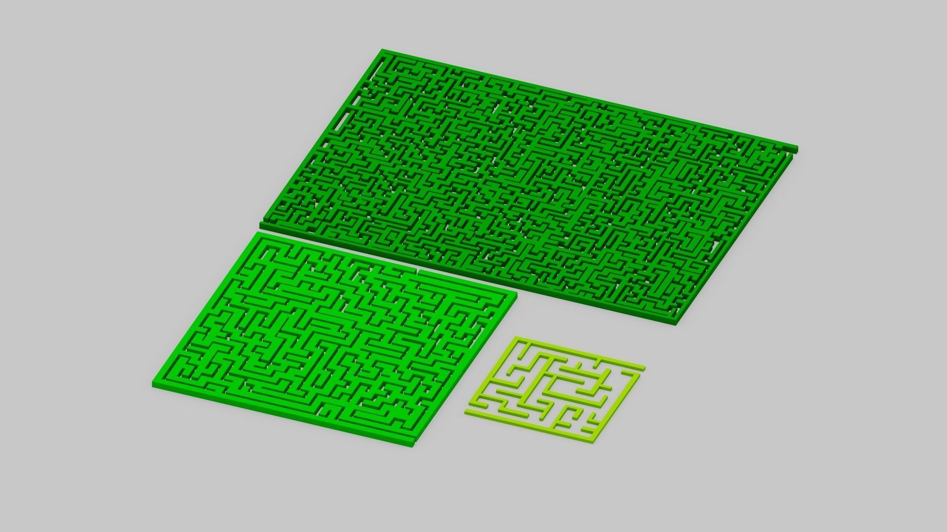 Maze Labyrinth Low-poly 3D model_20