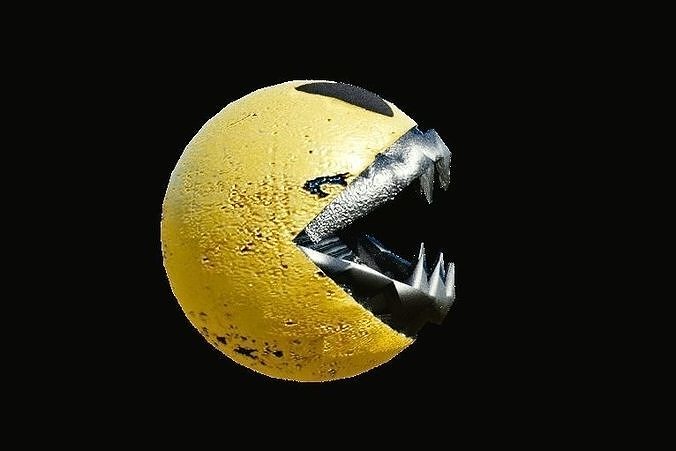 Pacman monster 3D model