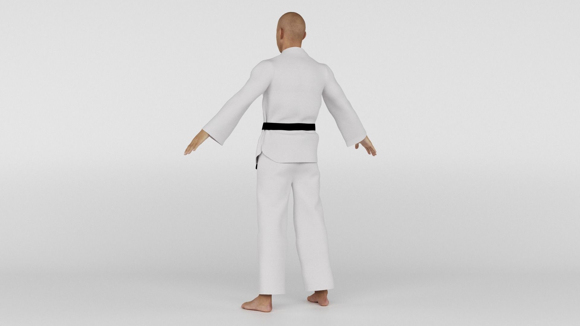Karate Fighter 3D model_3
