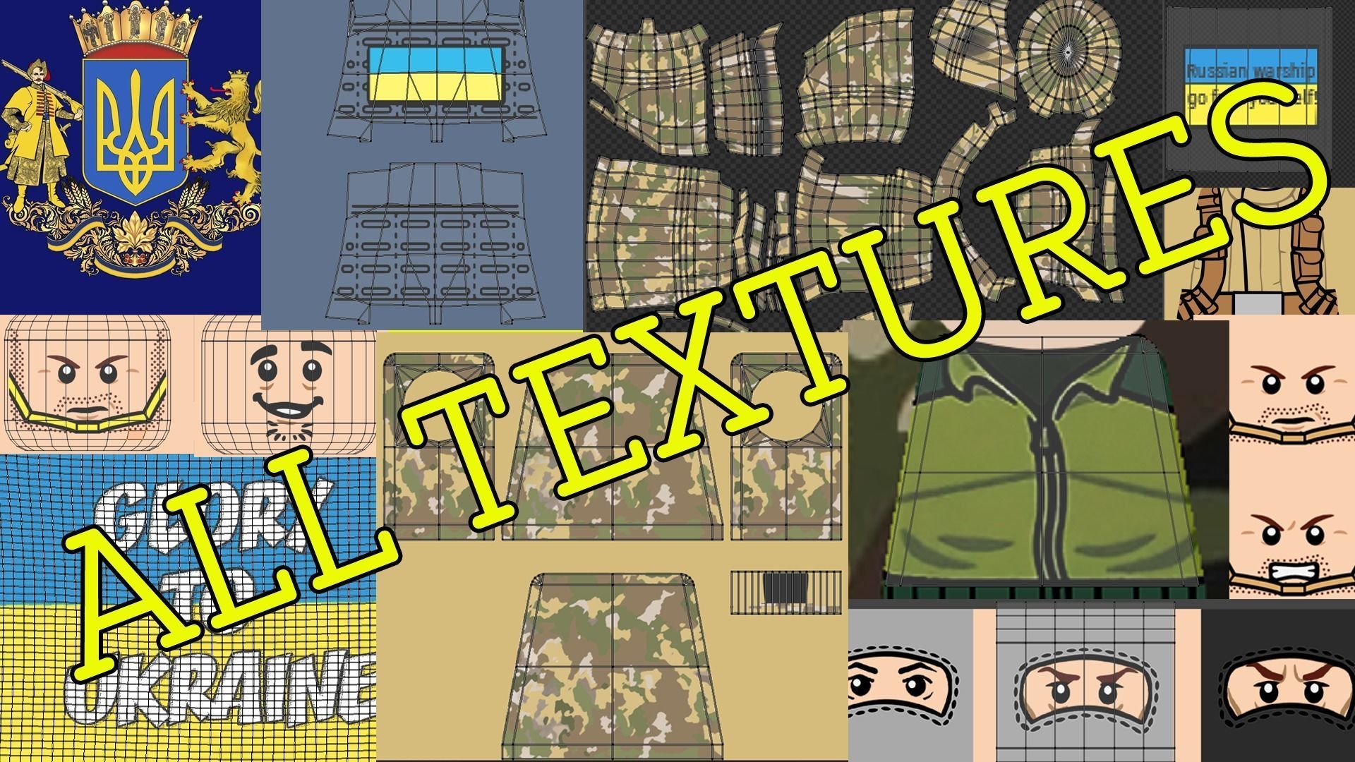 Volodymyr Zelenskyy Ukrainian President   with UA Force squad 3D model_25