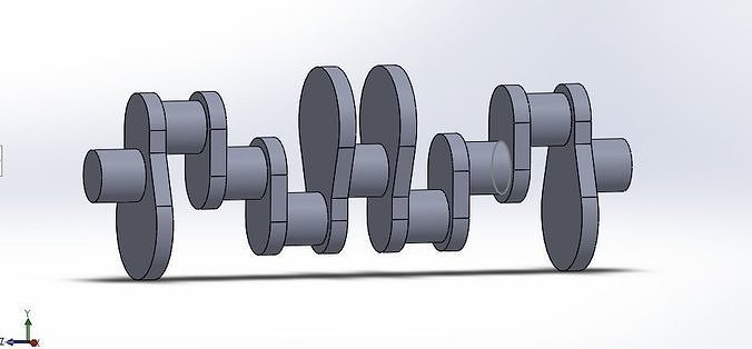 CAMSHAFT SOLIDWORKS 3D MODELING 3D model