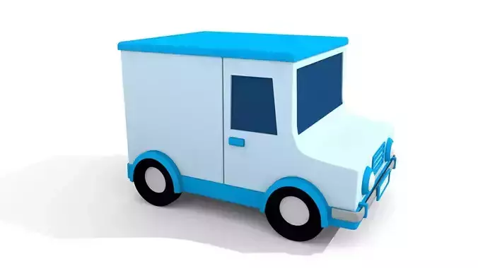 Blue Car - Truck