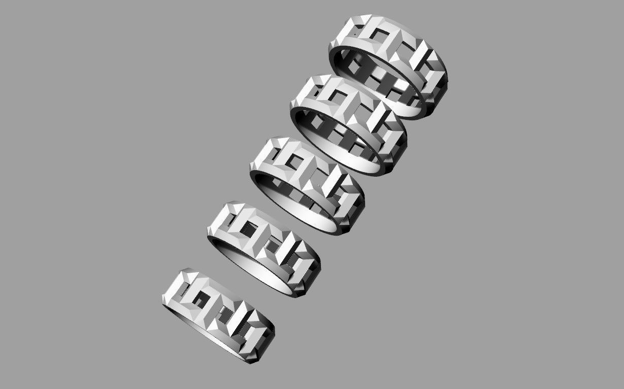 Ring Tiffany T2 3D print model_3