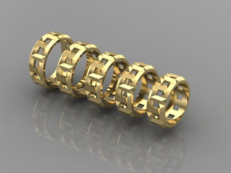 Ring Tiffany T2 3D print model_1