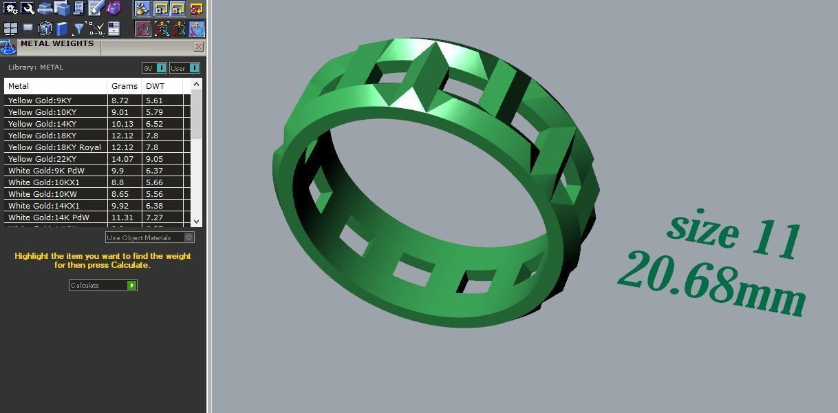 Ring Tiffany T2 3D print model_8