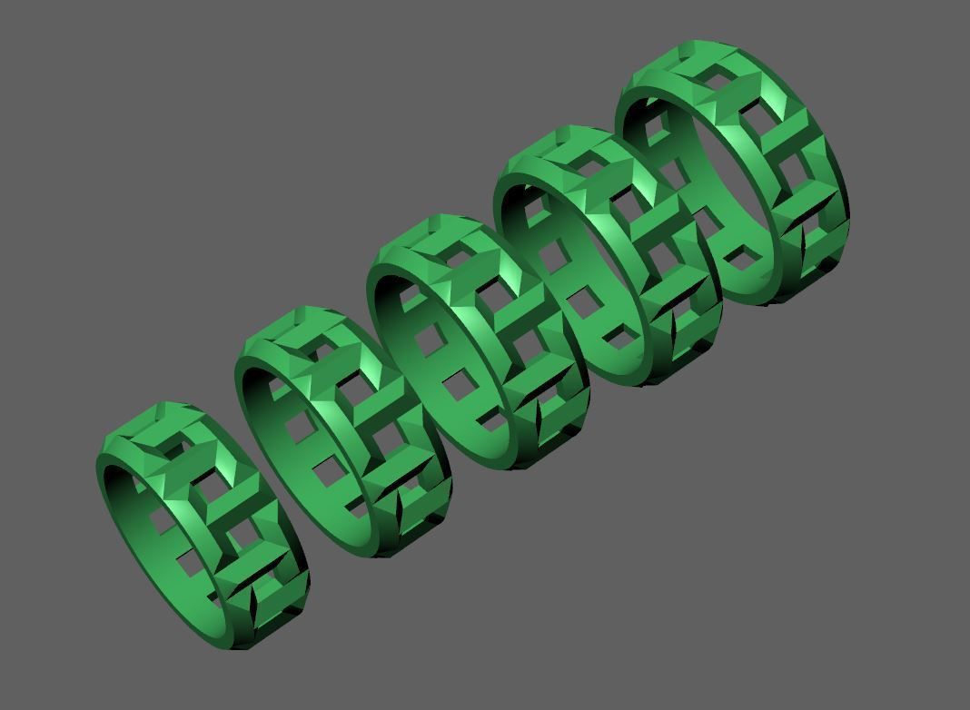 Ring Tiffany T2 3D print model_2