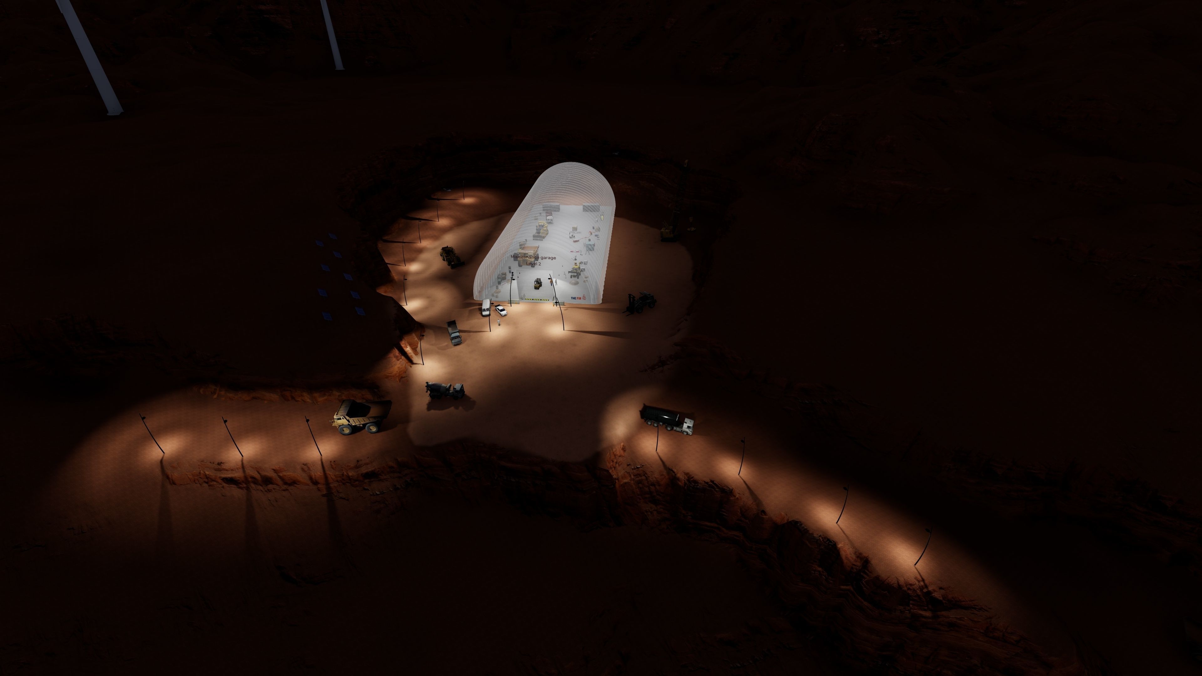 Ore Mining Scene  3D model_8